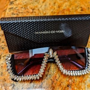 Maniere De Voir Studded Sunglasses
